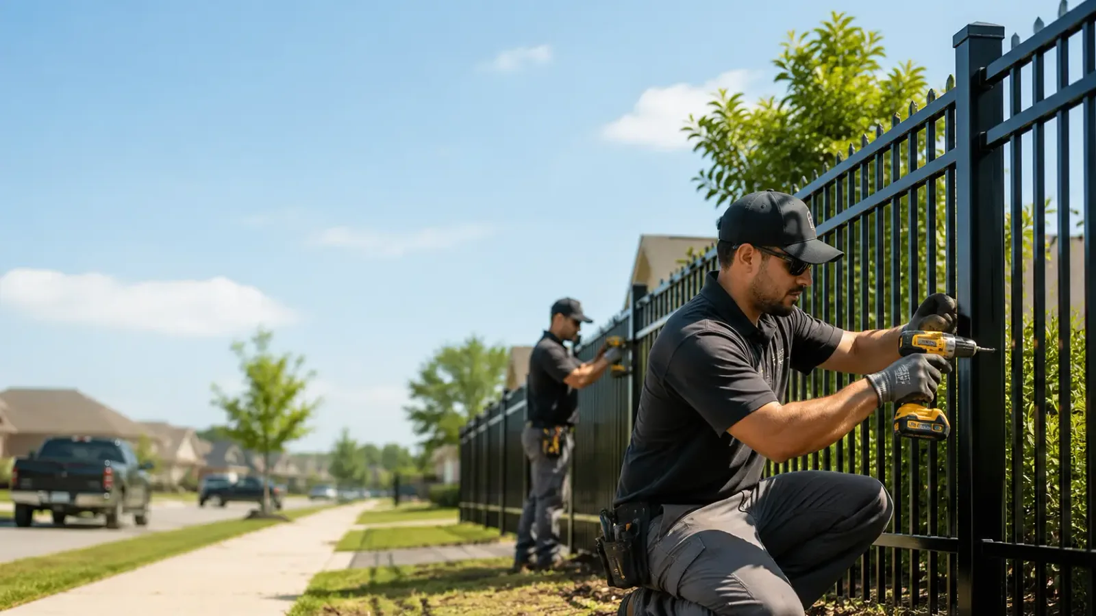 Metal Fence Installation in Reydell, AR